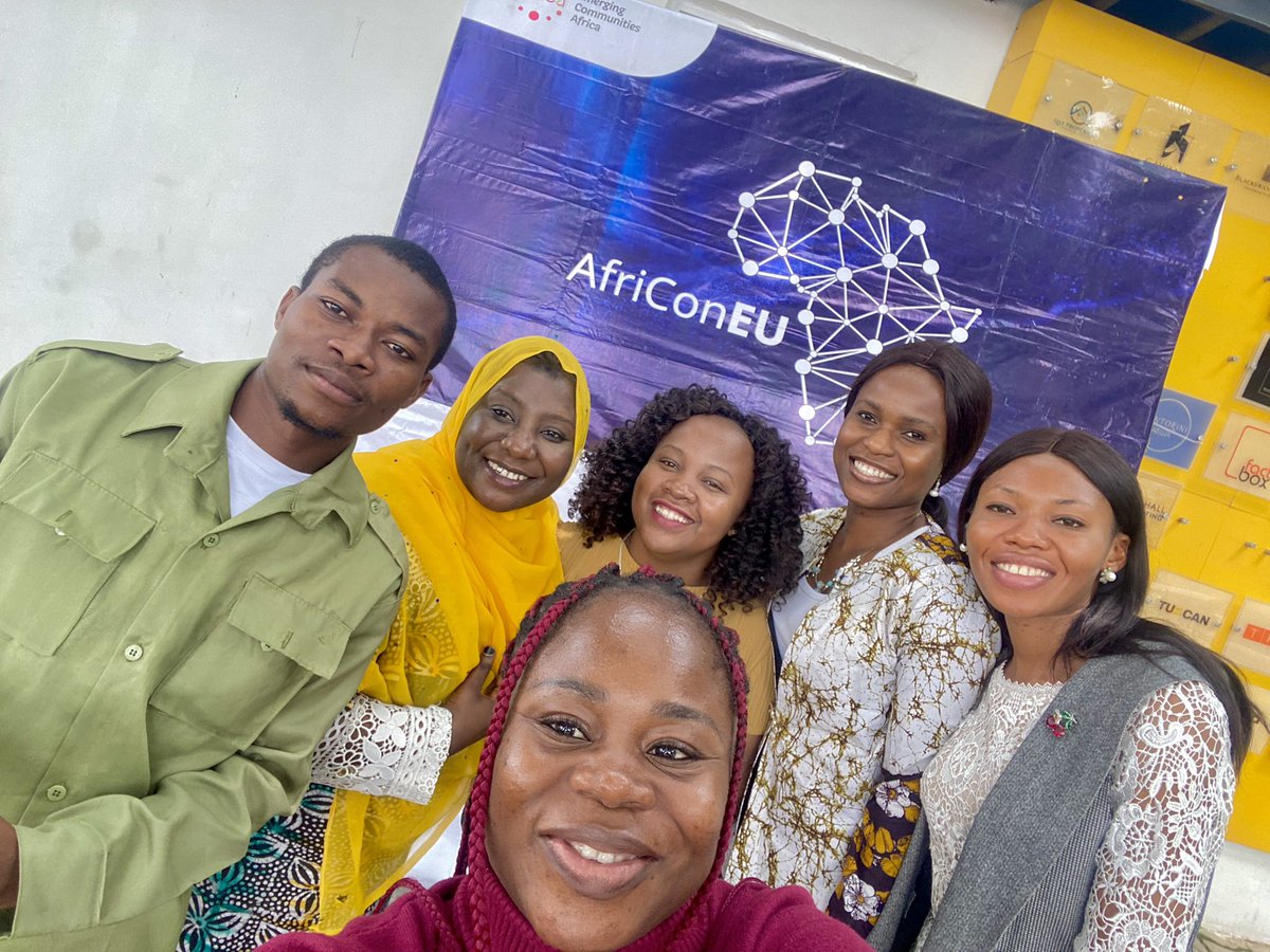 Day 3 of AfriconEU. It’s been an inspirational experience and great learning….  Thank you to my team for doing great. The indomitable team amazing yeah #africoneu #africon #Europe