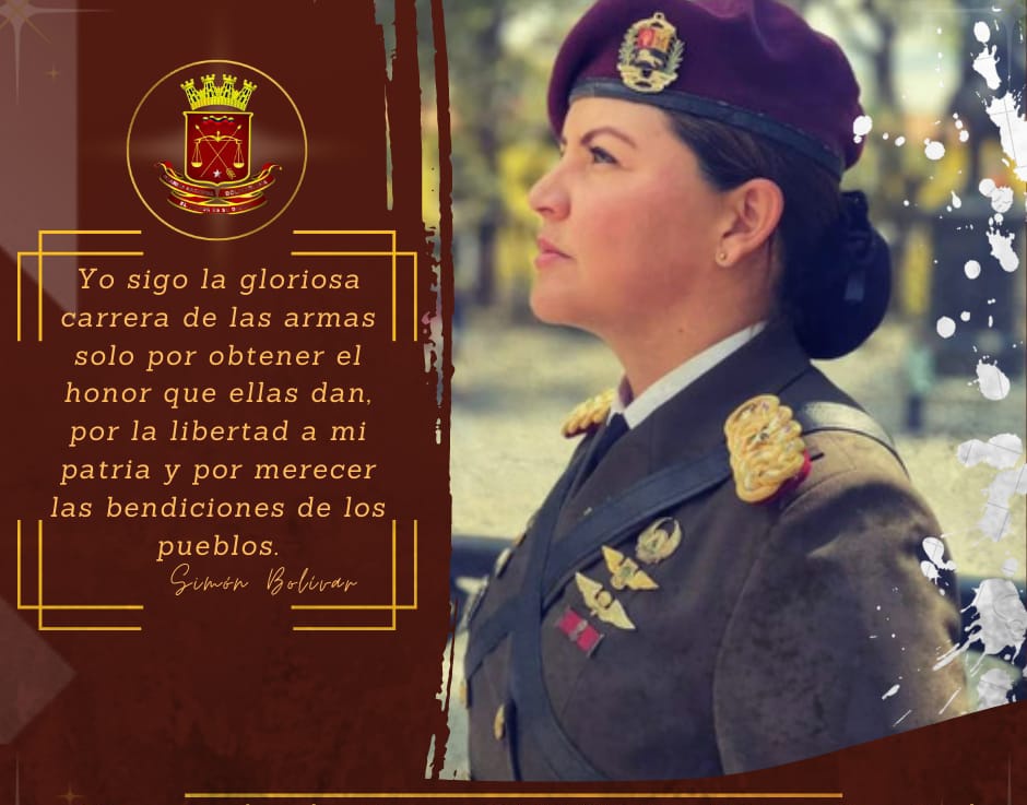 comandantedeco4's tweet photo. #14Sep Yo sigo la gloriosa carrera de las armas solo por obtener el honor que ellas dan, por la libertad a mi patria y por merecer las bendiciones de los pueblos. https://t.co/G0NDhsRQDI