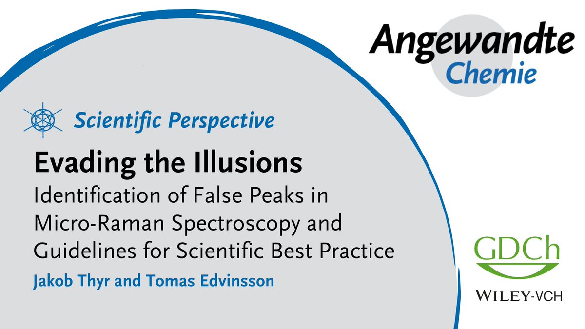 angew_chem's tweet photo. What artefact-generating phenomena can lead to misinterpretation of #Raman spectra? This Scientific Perspective provides tools so non-experts can accurately interpret Raman data. #openaccesss

By Jakob Thyr @UU_University and Tomas Edvinsson @ChemistryNCL

https://t.co/QvzuC8H2sn https://t.co/ZYuNRU4g0Y