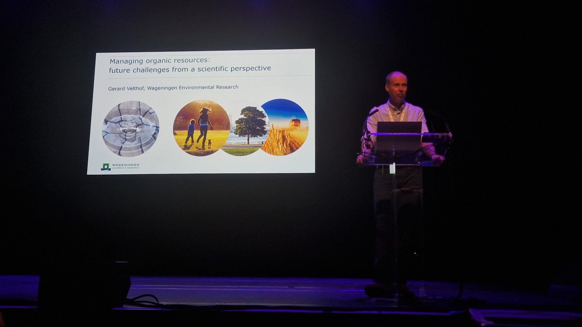 ramiran2023's tweet photo. Gerald Velthof @WUR starts his talk by highlighting the large societal challenges around the use of organic resources #ramiran2023 https://t.co/mvmuM8ouK9