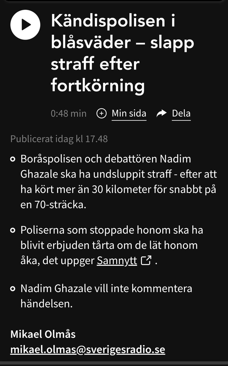 lundbergjd's tweet photo. Det mest anmärkningsvärda med Ghazale-historien är att både SR och BT initialt citerade SD-nära Samnytt som om det vore vilken nyhetssajt som helst. Att med dem som enda källa sprida vidare den obekräftade uppgiften att en SD-motståndare försökt muta sina kollegor är obegripligt. https://t.co/sobbDB84Lr