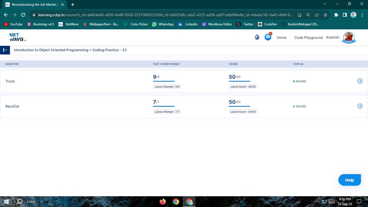 Kashish120303's tweet image. To all of you, I extend my greetings!  ☺
During #week16, I will be working on Coding Practice - 33
@nxtwave_tech @rahulattuluri Sir @sashankreddy07 Sir 
#FullStackDeveloper #ProgrammingMaster #development #python #webdeveloper #python #softwareengineering #developerlife.