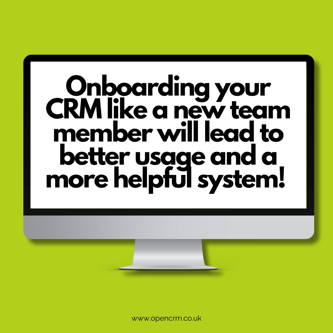 OpenCRM's tweet image. Your new CRM needs to know a few things for it to be successful 

🔘Your current processes 
🔘The language you use
🔘The boring stuff your current team does

Or, try OpenCRM for free today by clicking here 🔗 opencrm.co.uk/free-trial-fb 
:
:
#crm #crmsystem #crmsolution #crmsoftware