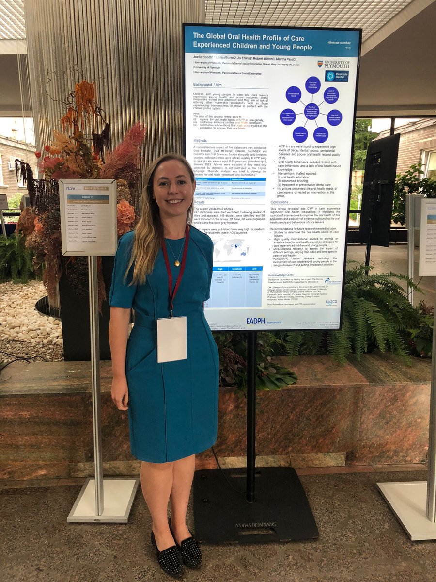 Joelle Booth (@joellebooth3) on Twitter photo With the <a href="/UoPDentistry/">UoP Dental Academy</a> <a href="/PenDentalSE/">Peninsula Dental</a> team presenting our work on the global oral health of care experienced children and young people at <a href="/EADPHEV/">EADPH</a> hosted in beautiful Riga
Thank you to <a href="/bascd_uk/">British Assn. for the Study of Community Dentistry</a> & <a href="/BorrowFound_/">The Borrow Foundation</a> for supporting my attendance as part of the ECR award With the <a href="/UoPDentistry/">UoP Dental Academy</a> <a href="/PenDentalSE/">Peninsula Dental</a> team presenting our work on the global oral health of care experienced children and young people at <a href="/EADPHEV/">EADPH</a> hosted in beautiful Riga
Thank you to <a href="/bascd_uk/">British Assn. for the Study of Community Dentistry</a> & <a href="/BorrowFound_/">The Borrow Foundation</a> for supporting my attendance as part of the ECR award