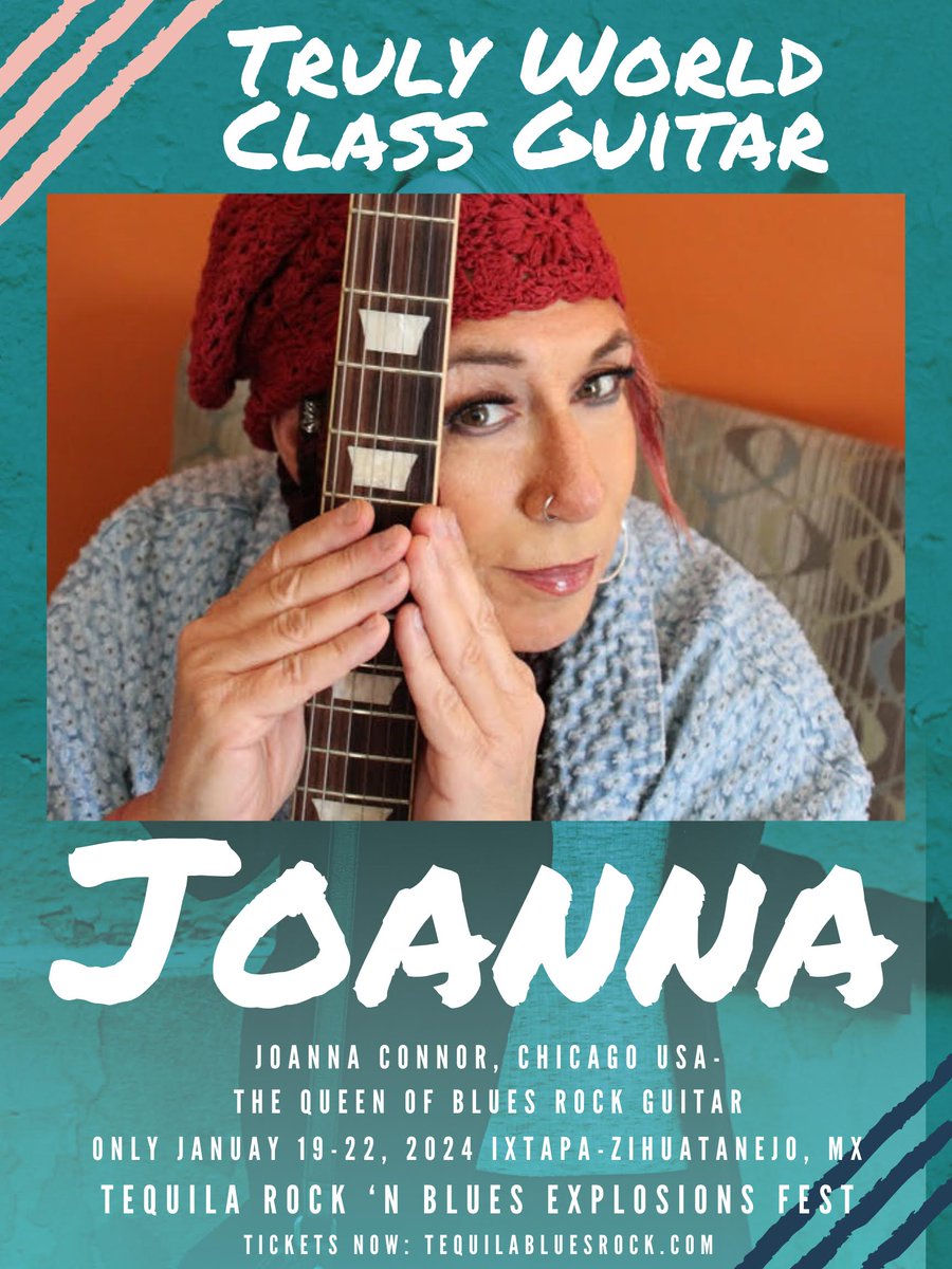 mxbluesrockfest's tweet photo. The Battle Of The #Blues #Rock #Guitars Coming To #Ixtapa #Zihuatanejo #Troncones  January 19-27, 2024 Who Will Win?  The Only True Answer is...FANS WIN! FANS WIN!  #joannaconnor #chrisduarte #reggiekingsears #bexmarshall #trevorvilla #gilgaidola   https://t.co/NsAqELP2kN https://t.co/QM0v83A2ko