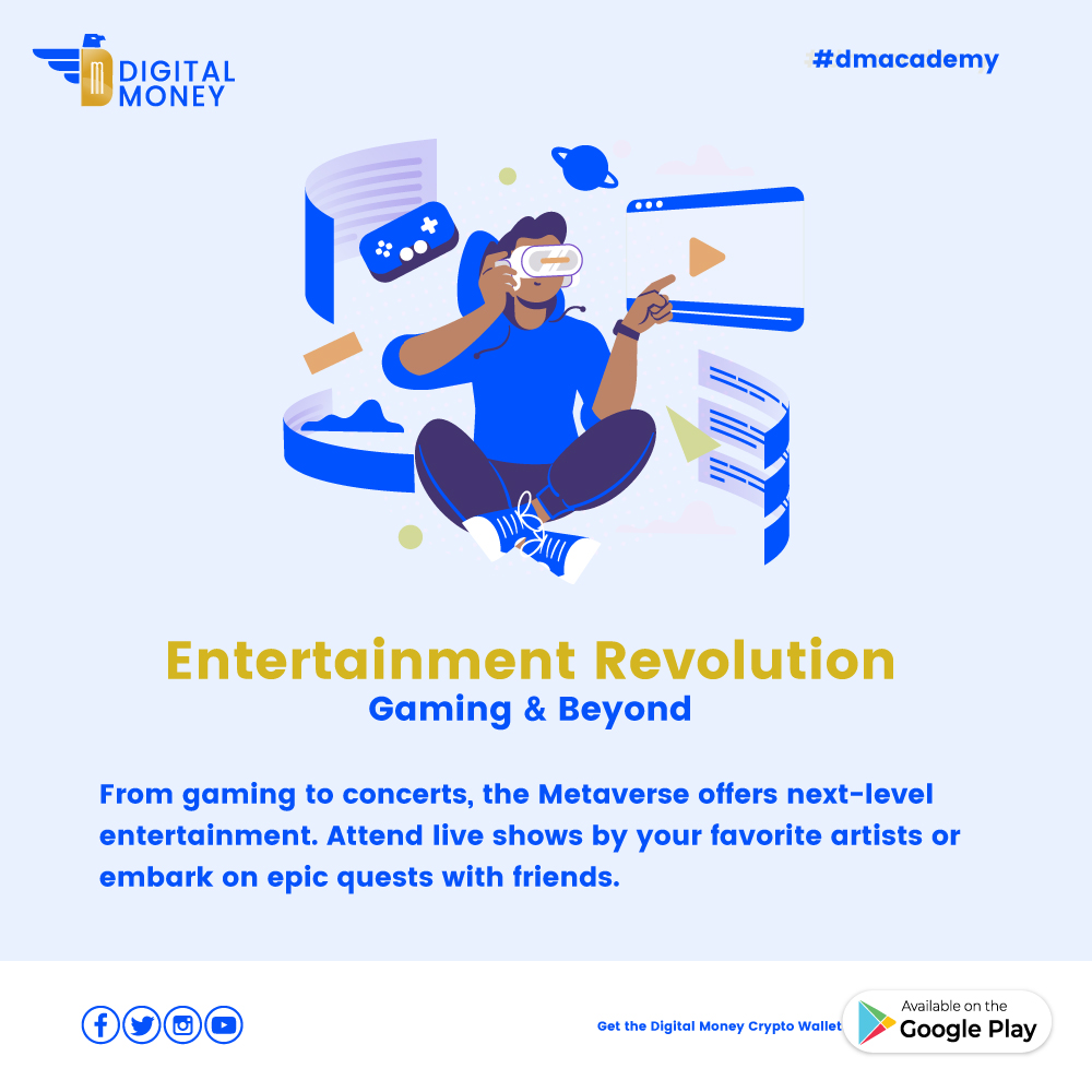Dmacademy_23's tweet photo. The Metaverse is here to stay, and it's changing everything.
Ready to dive deep into the #Metaverse, #Blockchain, #Web3, #DeFi, and more? Follow us @dmacademy for an exciting journey into the digital frontier. https://t.co/qU34CIoDkp