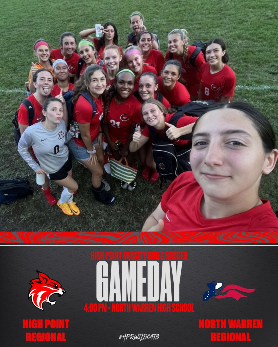 hprhs_miso's tweet photo. GAMEDAY!! Wish your Lady Wildcats good luck as they hit the road to take on North Warren. Kick off is set for 4pm at North Warren Regional High School. Good luck girls! @HPRwildcats @HPRAthletics @JonTallamy @hprhs_madison @hprhs_lenglish #hprwildcats #hpmedia https://t.co/FMcTqGCfuK