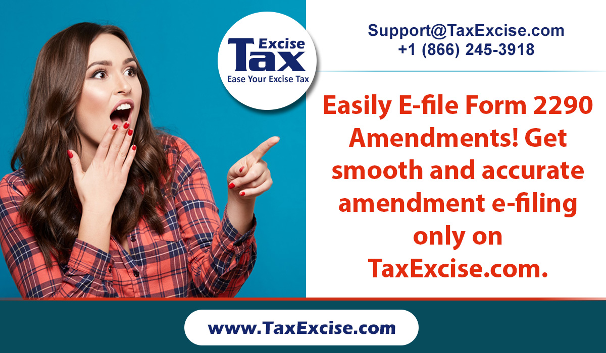Taxexcise's tweet image. Smooth Form 2290 Amendments filing at TaxExcise.com! E-file Form 2290 Amendments on time and get the instant Schedule 1 copy directly to your email. More Visit at: blog.taxexcise.com/a-comprehensiv…
#TaxExcise #form2290 #efileform2290 #amendments #vincorrection #services #hvut