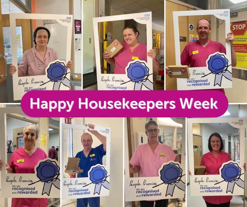 sathNHS's tweet photo. This week is #HousekeepersWeek! 🧹
We have over 100 housekeepers working across our Trust. They play a vital role in supporting our patients by keeping our facilities clean and helping to feed patients and record their blood pressure.
Thank you for everything you do! 💙 https://t.co/fuFzV36cSi