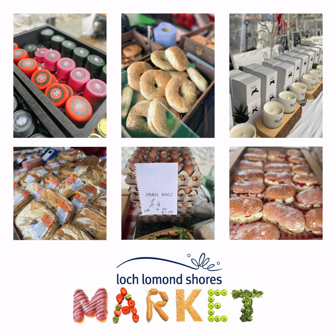 lochlomondshore's tweet image. The Market at Loch Lomond Shores, our regular twice-monthly market, is back this Sunday from 10am to 4pm with a great selection of fresh produce, artisan gifts, and street food so come along and enjoy. #freshproduce #outdoormarket #marketwithaview #lochlomond