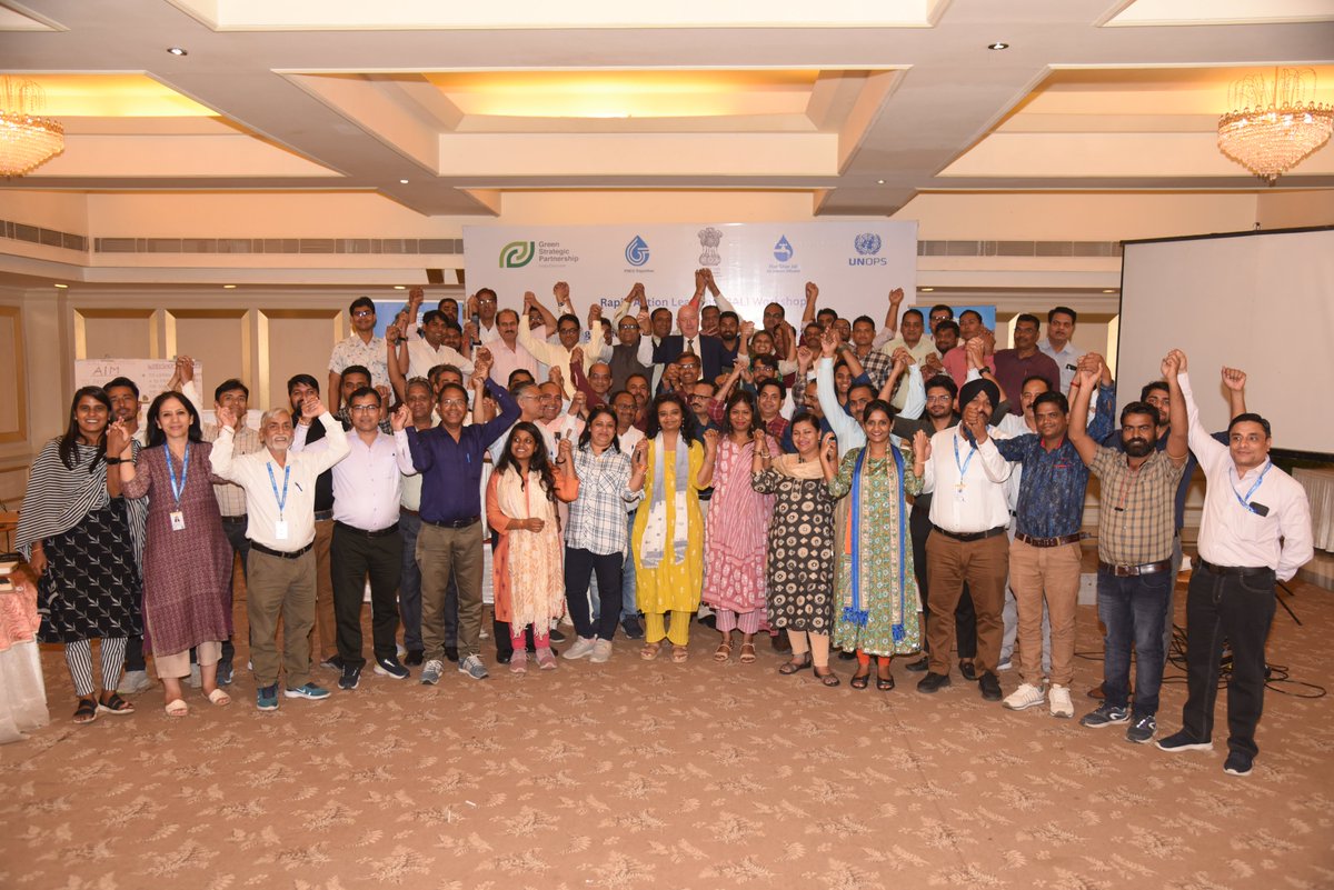 UNOPS_India's tweet photo. H.E. @svane_freddy addressing the participants of the #RapidActionLearning workshop for learning & sharing good practices under #JJM.
He spoke on the need to adopt a human centric approach to reduce our water footprint as stressed under #MissionLiFE and the #G20IndiaPresidency. https://t.co/nURH0cRL5C