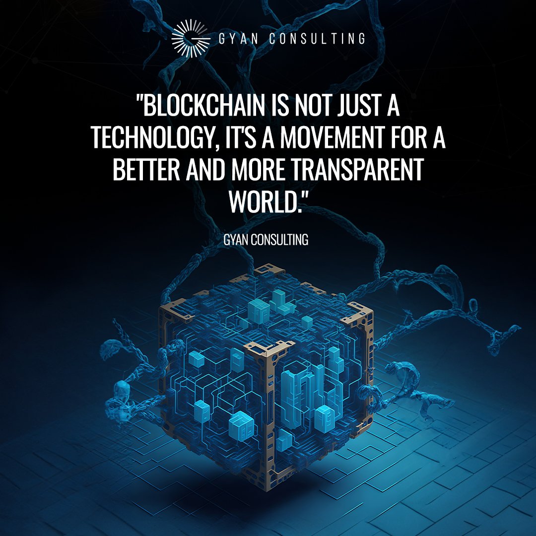 Gyan_Consulting's tweet image. Blockchain is more than just tech; it&apos;s a
global movement towards a brighter, more transparent
future. Join us as we explore the limitless possibilities
of decentralization, trust, and innovation. 💡🌍

- Gyan Consulting

#BlockchainRevolution #TransparencyForAll
#blockchaintech…