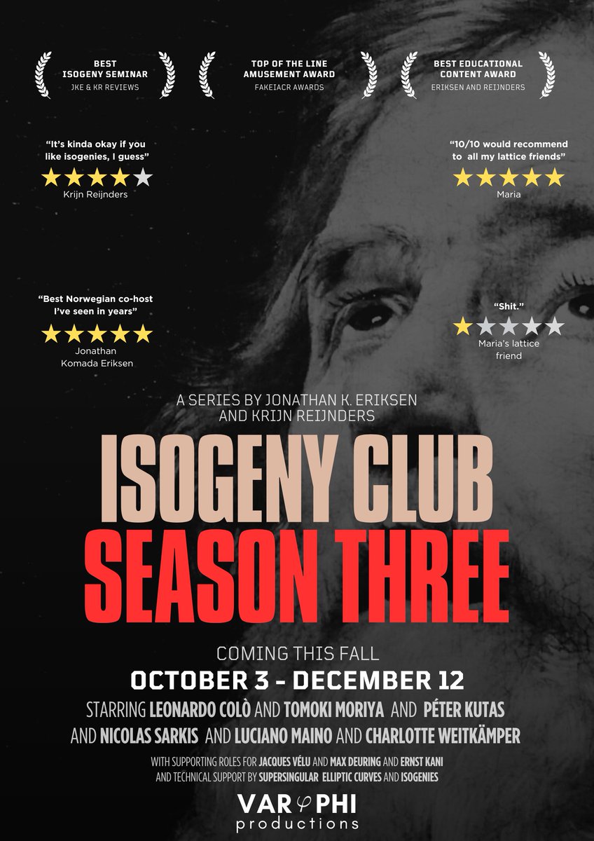 The Isogeny Club tweet media