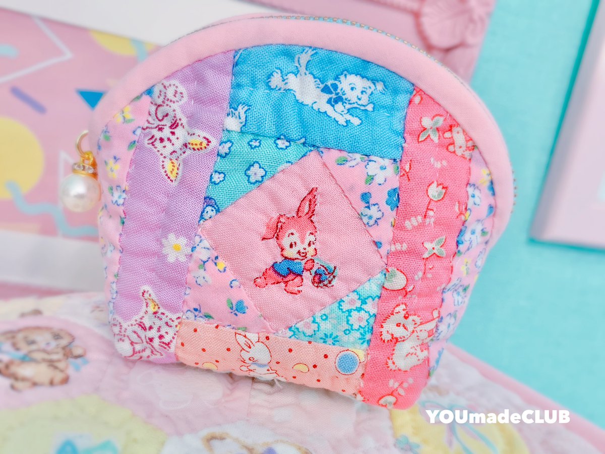 youmadechan's tweet photo. やっと仕上げました🧸💫🪡

ワイヤレスイヤホンと
充電器をセットで入れよう♡

♡YOUmade♡
Instagram
https://t.co/S8hZxuB2GQ

 #patchwork #patchworkquilt https://t.co/aF1bULoNXq