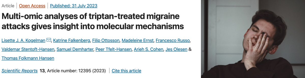 bright_giant's tweet photo. Untargeted metabolomics approach using #SIRIUS_MS+#CSIFingerID to find changes initiated by #migraine attack and #triptan #treatment identified three metabolites: #cortisol, #sumatriptan, and #glutamine. @LKogelman
More #SIRIUSDiscoveries: https://t.co/Yt87bT99Md https://t.co/8GtgTOF8Tw