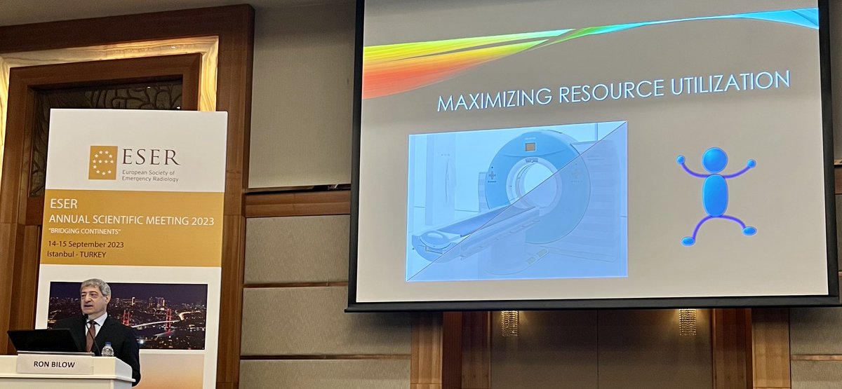 Maximize imaging utilization during a #MCI having concise imaging protocols to increase room turnover by ⁦<a href="/emradguy/">Ron Bilow</a>⁩ #RUReady #ESER2023 ⁦<a href="/ESERadiology/">ESER</a>⁩ ⁦<a href="/ERadSociety/">American Society of Emergency Radiology | ASER</a>⁩