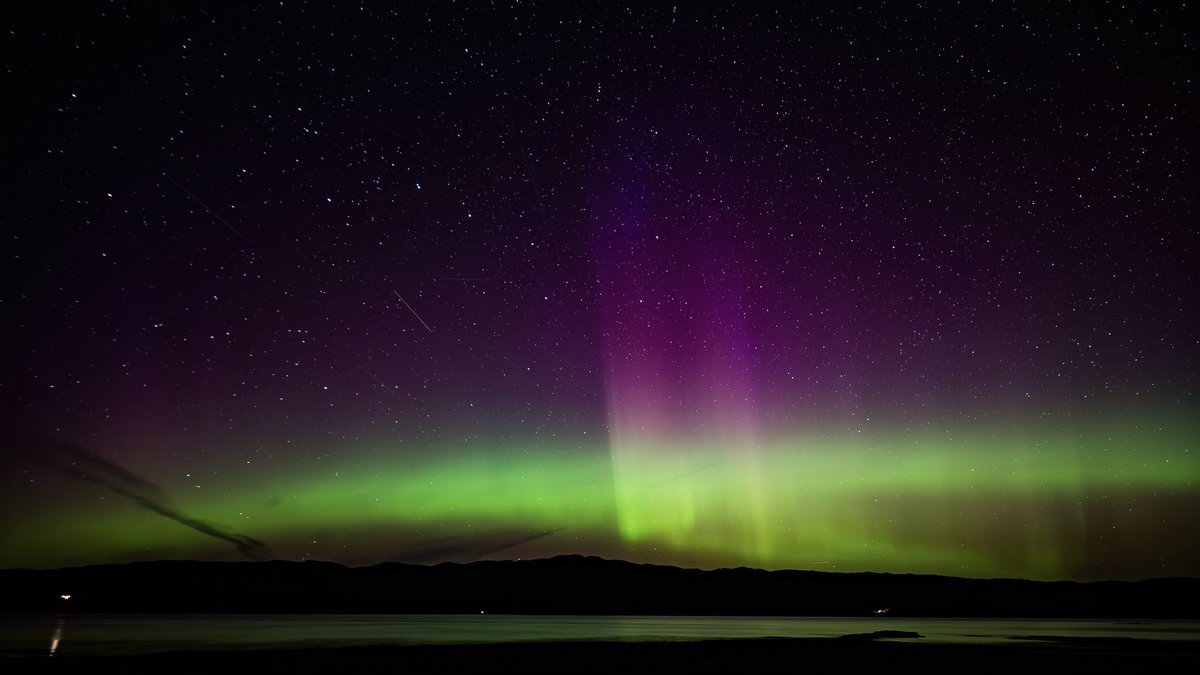 Aurora, Isle of Mull looking across Loch Na Keal.
<a href="/VisitScotland/">VisitScotland</a>
