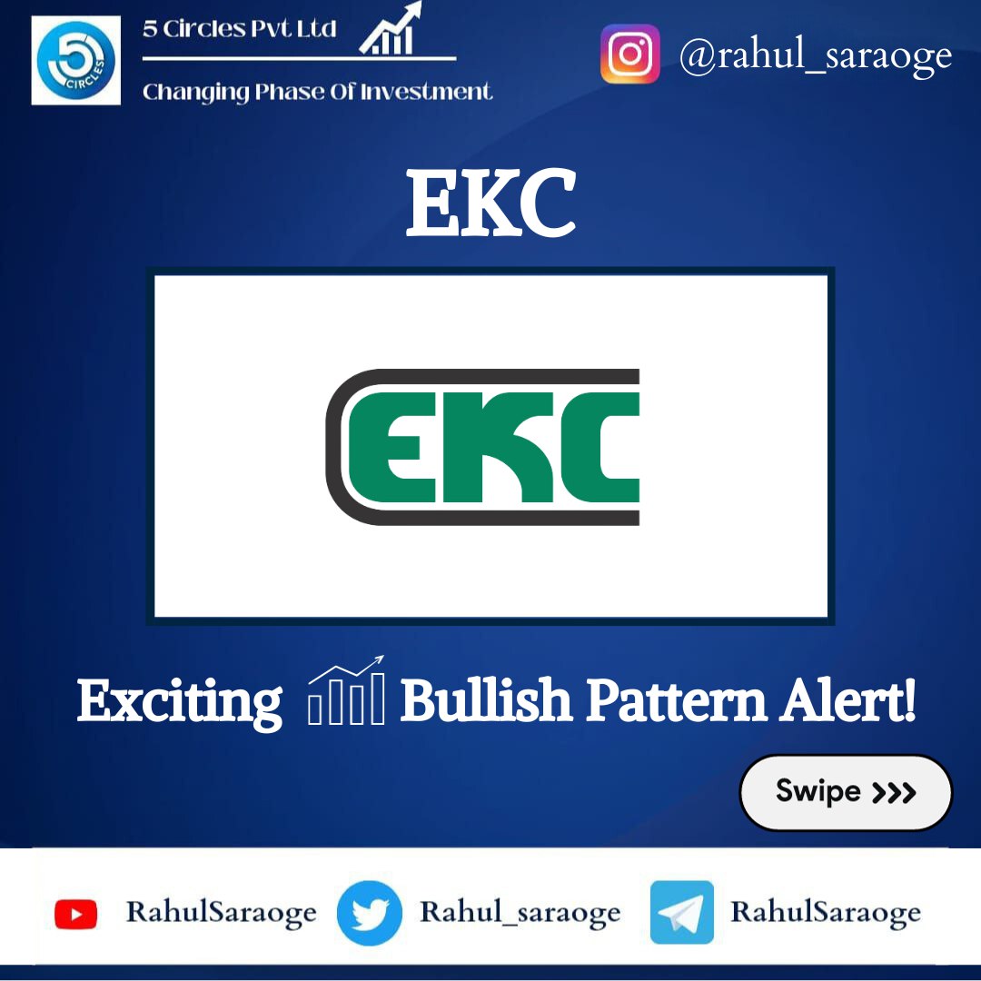 Rahul_Saraoge's tweet photo. "๐ Unveiling the EKC Excitement: Watch as we decode the thrilling Bullish Pattern with massive upside potential! ๐น๐ #rahulsaraoge #EKCAnalysis #BullishTrends #StockMarket
#ekcstock #EKC #bullishstock #trendsup https://t.co/KBOQksnVMz
