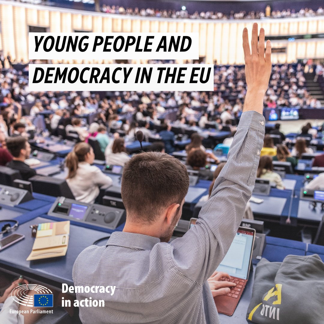 Europarl_EYE's tweet photo. 🌟 It’s International Democracy Day 🌟 

Did you know 61% of Europeans between 15 and 24 years-old are satisfied with how democracy works in the EU? As the only EU body directly elected by the people, the European Parliament is your link to the decisions that matter 🇪🇺 https://t.co/c7uFGmlIRc