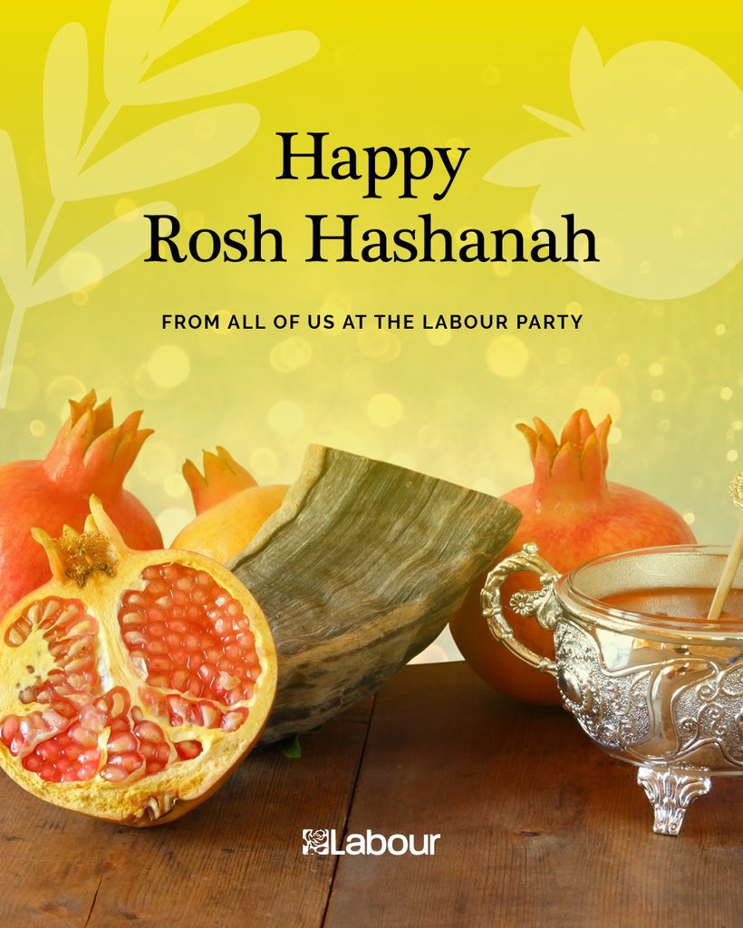 UKLabour's tweet photo. Happy Rosh Hashanah to Jewish communities celebrating in Britain and across the world.

Shana Tova from everyone at the Labour Party. https://t.co/lBG4IjgM8T