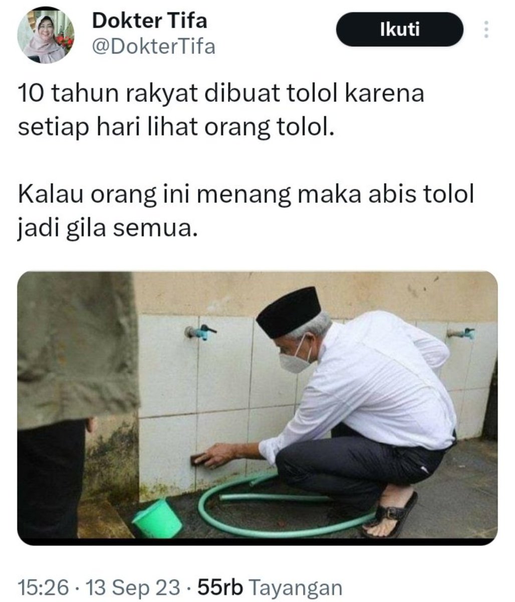 TifaTolol's tweet photo. Sedih, banyak netizen yang ngatain Tifa Tolol 😭😭😭

Stop please

Jangan ngetik Tifa Tolol lagi https://t.co/3XqQN75tdK