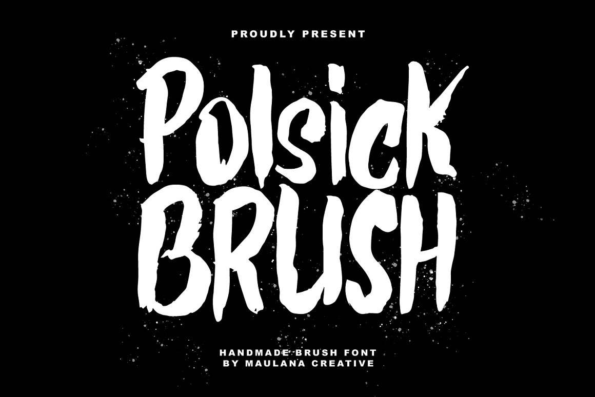 Polsick Brush Font - Download this premium (regular price is $15) &amp; hanwritten display font for FREE only on deeezy.com - tinyurl.com/Polsick-Brush-… #free #freefont #typography #fonts #brush #rough #lettering #playful #horror #handwritten #halloween #deeezy