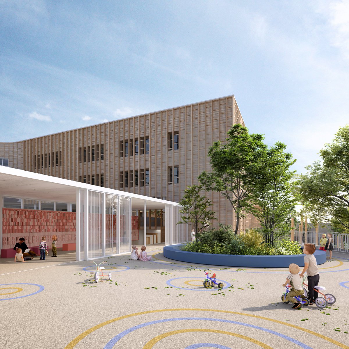 AgenceTetrarc's tweet photo. LAURÉAT !!!

nous avons le plaisir d'avoir été retenus par la ville de Bourg-la-Reine pour la conception et la réalisation du Campus de l'Enfance (reconstruction du groupe scolaire Etienne Thieulin - La Faïencerie), d'avant-garde environnementale. https://t.co/kSMCOhvCmO