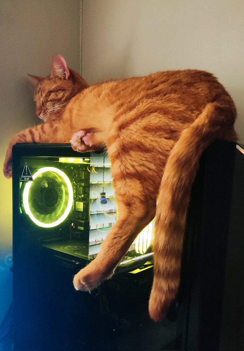 At least someone is making use of the extra heat I am generating...