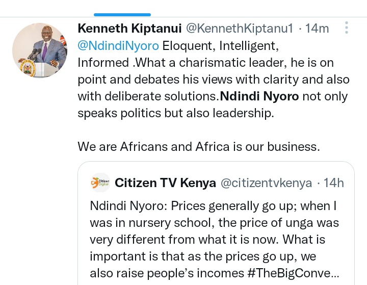 Kiharu MP Ndindi Nyoro has the Kind of Leadership this country needs