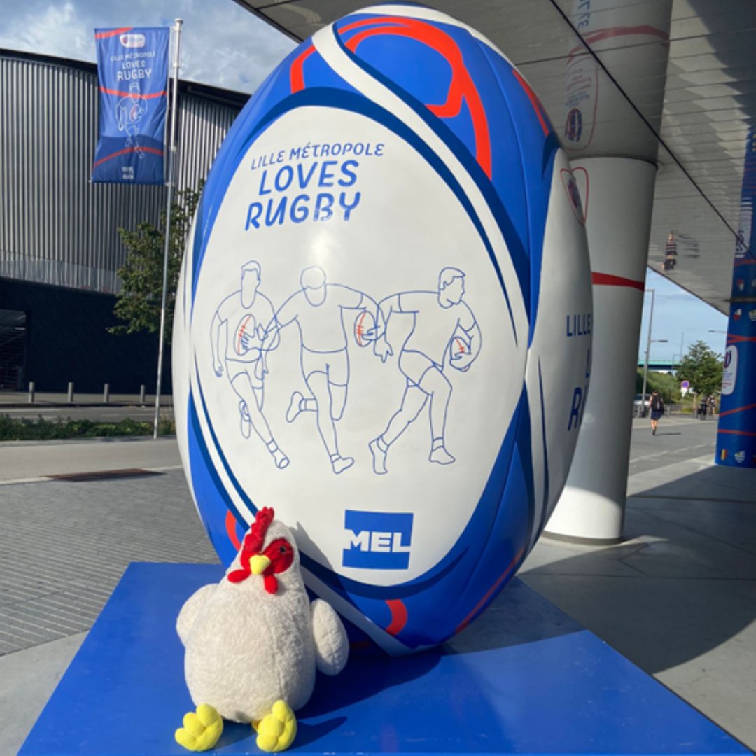 DrupalConEur's tweet photo. 🏈Exciting time in Lille! 🇫🇷 France faces Uruguay in the @rugbyworldcup tonight. 

Cheer for #TeamFrance! 🙌 Get 7% off DrupalCon Lille 2023 with code 'DRUPALRUGBY7'. Act fast, it’s only a 24-hour offer! 🌍🏆 

#RugbyWorldCup #FranceVsUruguay #LilleHosts #AllezLesBleus https://t.co/VGDhCPvOc3