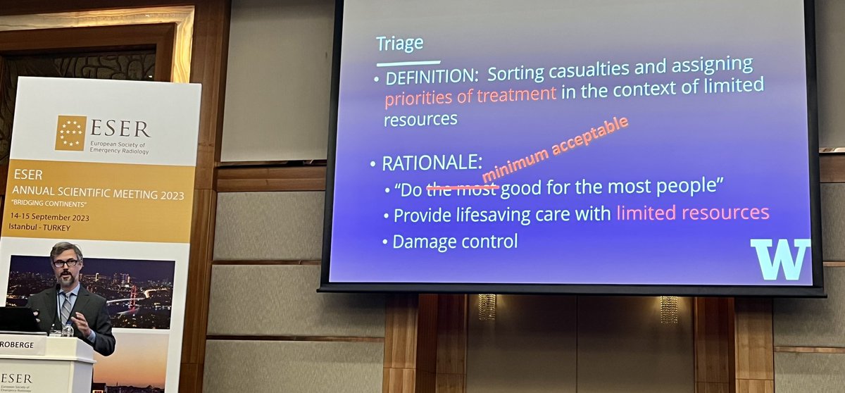 Help increase patient survival rate with appropriate imaging triage #MCI #RUReady #ESER2023 <a href="/ericrobergemd/">Eric Roberge, MD FACR FASER</a> <a href="/ESERadiology/">ESER</a> <a href="/ERadSociety/">American Society of Emergency Radiology | ASER</a> <a href="/UWRadiology/">UW Radiology</a>