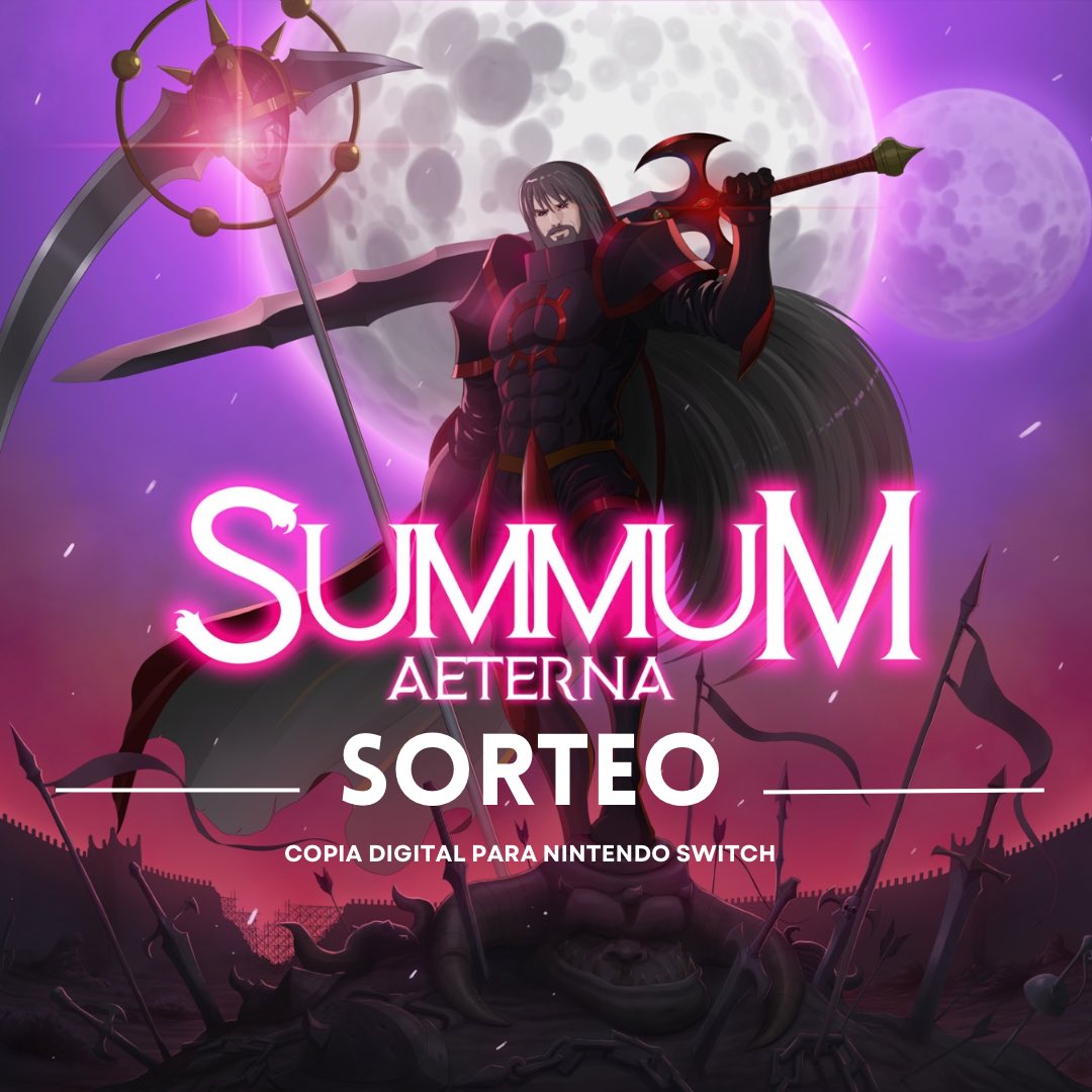 🎁 SORTEAMOS una copia digital PAL de #SummumAeterna para #NintendoSwitch

👁️‍🗨️ REQUISITOS

🔁 Repostear
🤝🏻 Seguir @cafeconnintendo y @aeternathegame 

➕ Información en el siguiente post