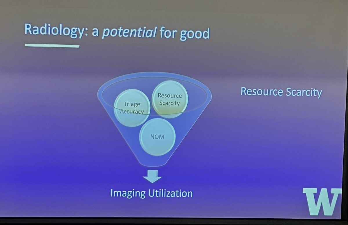 Use your imaging resources wisely says <a href="/ericrobergemd/">Eric Roberge, MD FACR FASER</a> #MCI #ESER2023 <a href="/ESERadiology/">ESER</a> <a href="/ERadSociety/">American Society of Emergency Radiology | ASER</a> <a href="/UWRadiology/">UW Radiology</a>