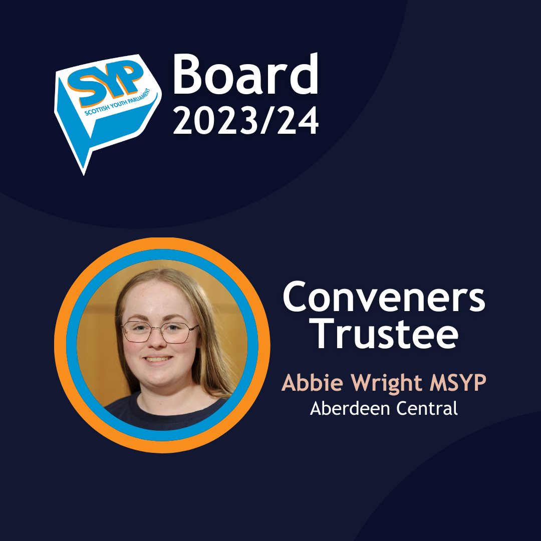 📰 <a href="/AbbieMSYP/">Abbie Wright</a>, Convener of <a href="/SYP_SPL/">SYP Sport and Leisure Committee</a>, has today been appointed to the <a href="/SYPBoard/">SYP Board</a> 

🗳️ This fills the vacant position and has been carried out in line with our Articles of Association as Abbie received the second highest number of votes in the election

👏 Welcome, Abbie!