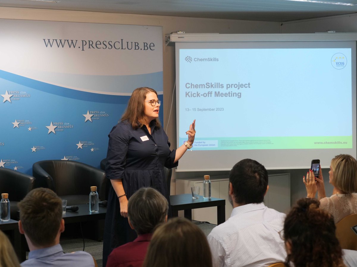 ChemSkills's tweet photo. The first day of the kick-off meeting is over and we are ready to tackle all the obstacles that await us! The #ChemSkills project officially begins.✨🧪 https://t.co/Nk5Kpe1ZEz