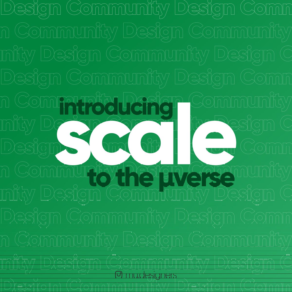 Get Ready for a Creative Explosion ✨

Are you ready to take your skills to the next level? µ𝗟𝗲𝗮𝗿𝗻 is thrilled to present "𝗦𝗰𝗮𝗹𝗲" – our brand-new initiative designed to supercharge your abilities in design, marketing, and content creation! 💯