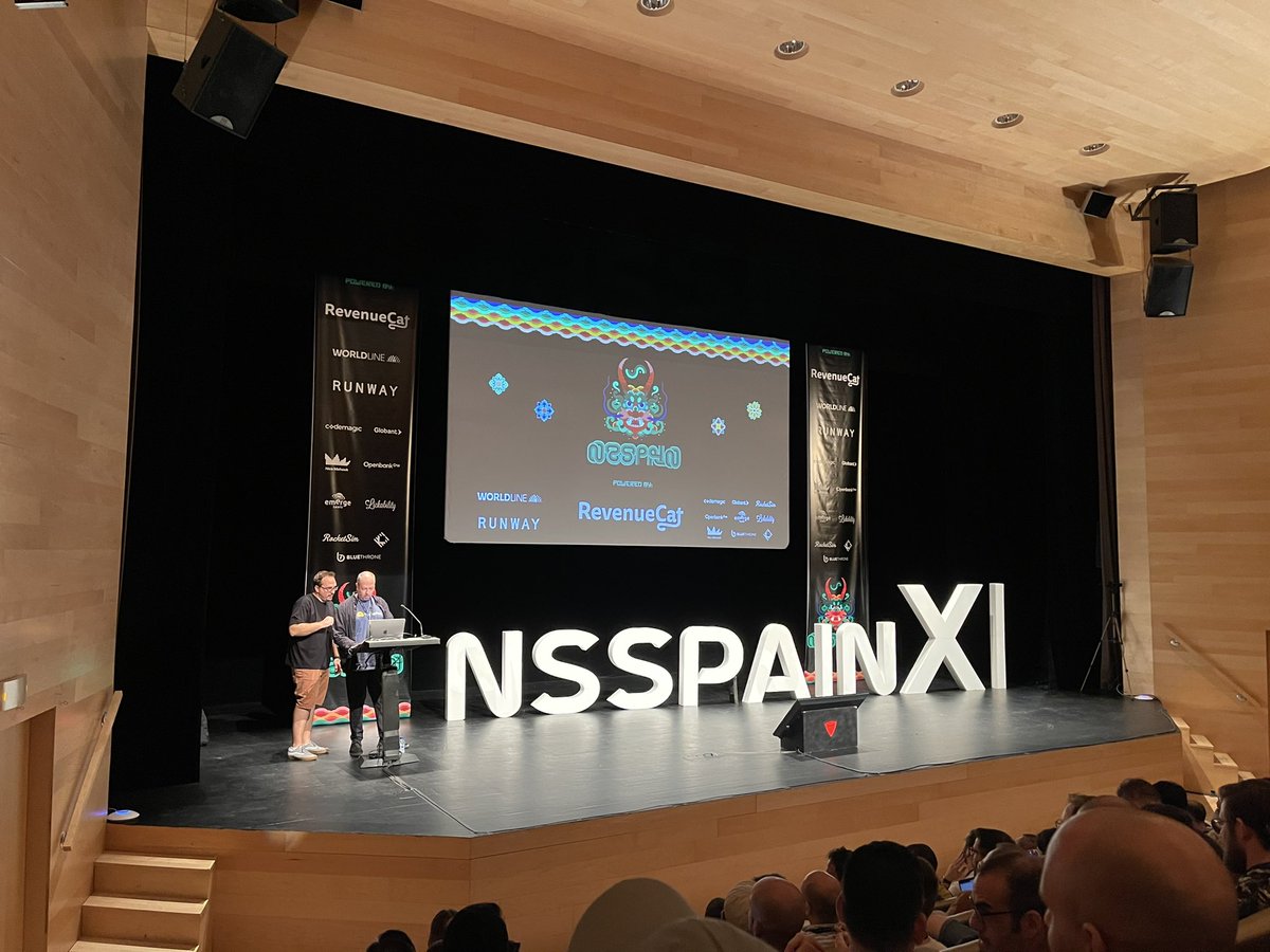 arafo93's tweet photo. One year more #adidas folks are at @NSSpain, reach out to the guys with #adidoescode shirts if you want to have a coffee and chat about all the cool things we do on our apps, It will be a pleasure! #nsspainXI #adidas #ios https://t.co/QNlChzA3Bd