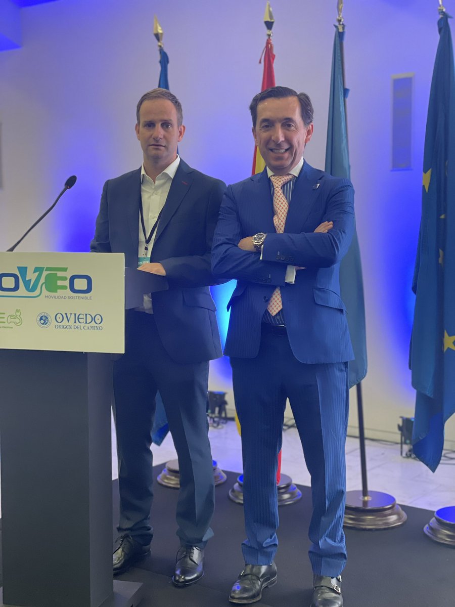 A punto de comenzar #Moveo el congreso organizado por <a href="/AsociacionAUVE/">AUVE</a> y el ayuntamiento de Oviedo sobre economía y sostenibilidad: el reto de electrificar el futuro 
Ángel García es el presidente de AUVE 
Aperturo con el discurso de inauguración en 10 minutos. Os espero…