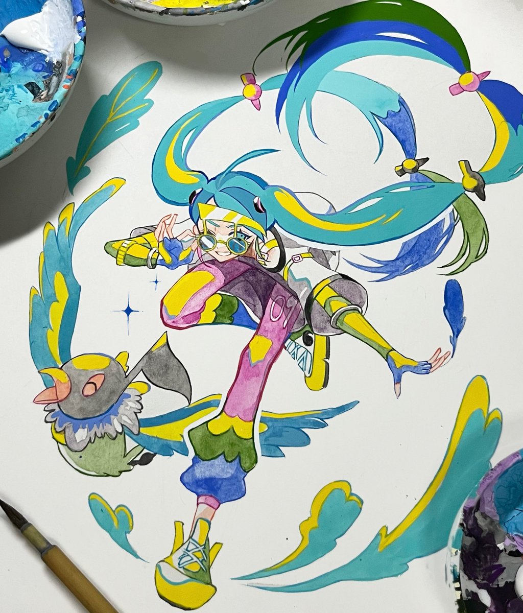 ノーマルタイプ×初音ミク‼️ #ポケミク