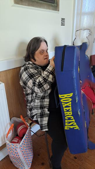 Some of our residents and tenants love their boxercise sessions! 
We've got some very sporty people - Emily and Janet are both keeping fit here #boxercise #fitnessgoals #residents #tenants #sportscommunity #keepingfit #healthyhabits #autism
