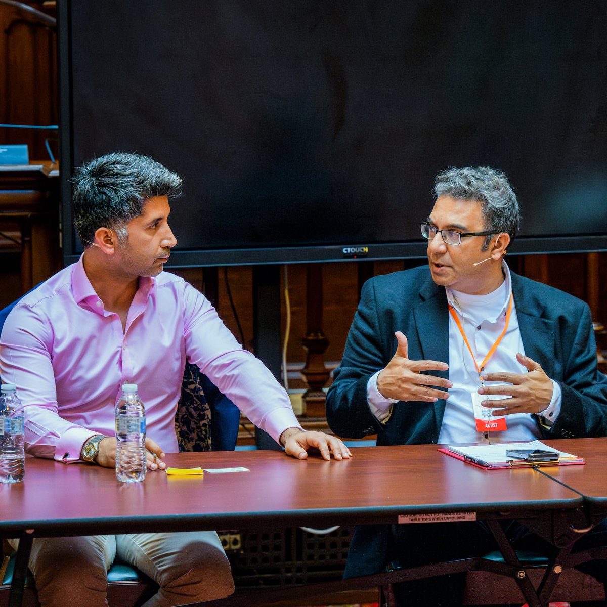 Here is a glimpse of the 2023 festival's 'Coup Against Democracy' event, featuring experts @AfshinShahi, @javaadalipoor, and chair @saeedkhan1967, as they dissected the historical and geopolitical consequences of Mosaddegh's fall from power in Iran. 🌏 🇮🇷