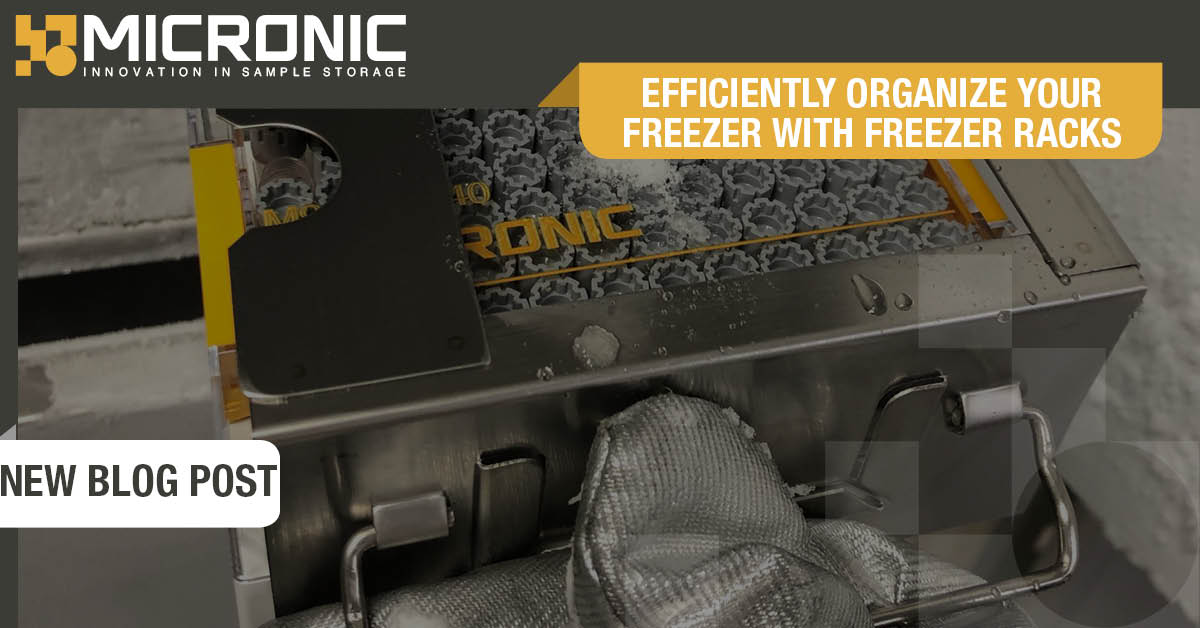 A #freezer can be organized best with freezer racks and #samplestorage tubes in sample storage racks. But how to choose the correct combination of sample storage labware and #freezerracks? Read through and find out! micronic.com/blog-posts/eff… @baaysci #Micronic