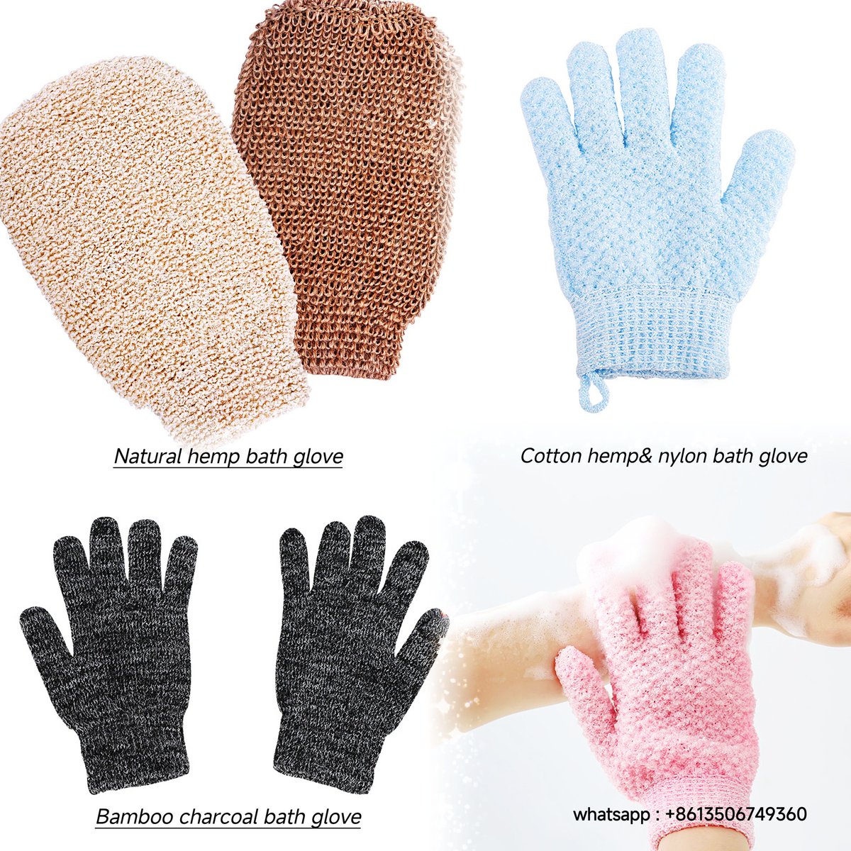 We produce these items. 
Also other more products for bodycare, skincare &amp; bath.
We are original manufacturer in this field.

#bath #bodycare #skincare #cosmetic #eco friendly #brush #soap #loofah #glove #NaturalBeauty