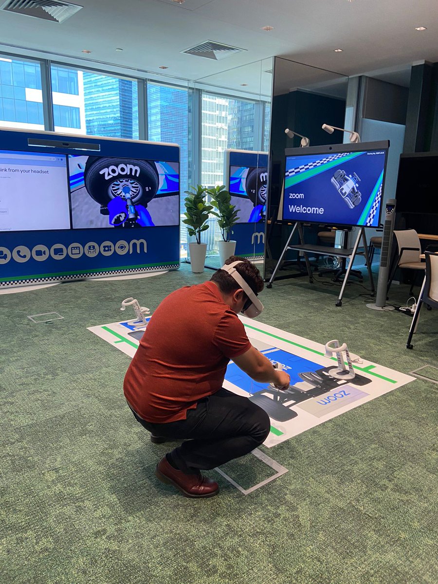 #nxtinteractive #singapore is thrilled to work with Zoom Video Communications to develop and deliver a Formula 1 Virtual Reality (VR) PitStop Game