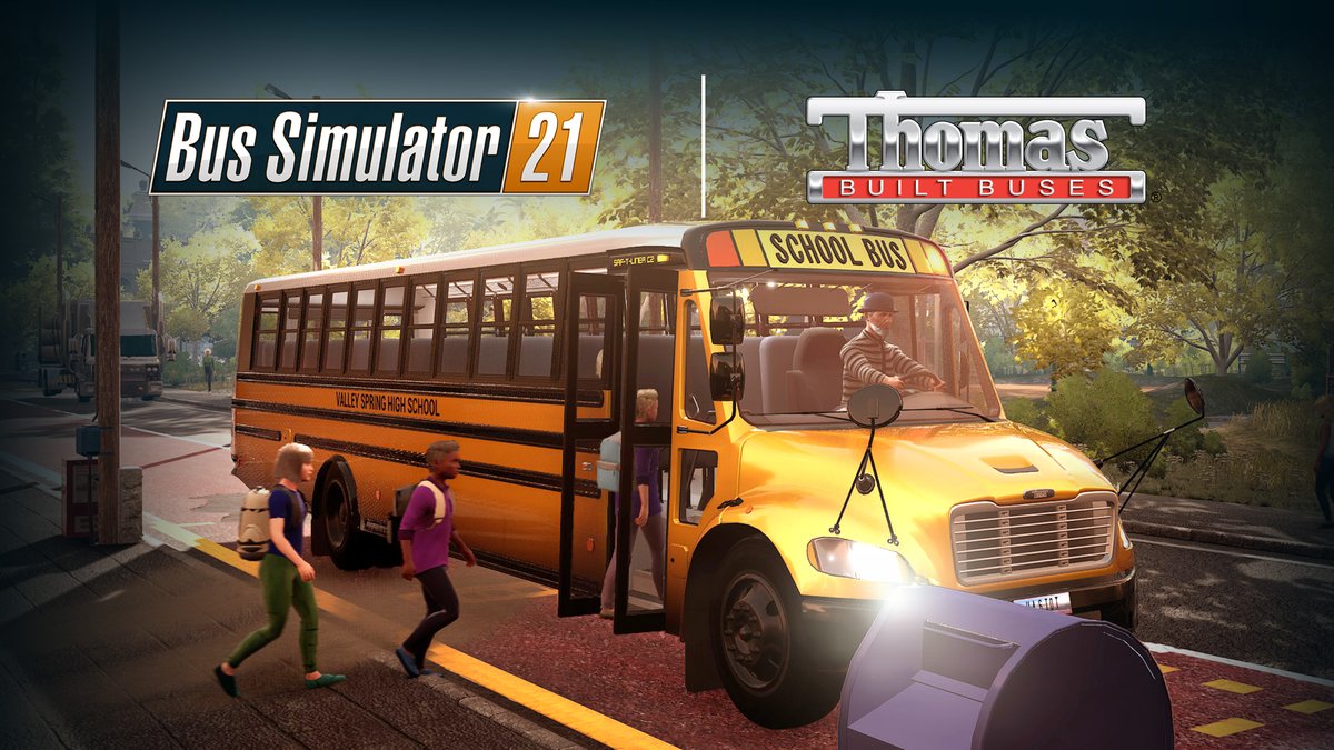 BusSimGame's tweet image. Good news: With the upcoming Thomas Built Buses Bus Pack you can look forward to an officially licensed Saf-T-Liner C2! To be released on September 21, 2023!

#bus21 #bussimulator21 #bussimulator @ThomasBuiltBus
