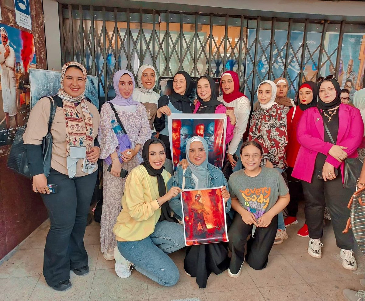 SRKCHENNAIFC's tweet photo. Pics-2: EGYPT 🇪🇬 Loves you @iamsrk ❤️

SRK fans from #SRKEgyptCFC watched &amp; celebrated #Jawan ‘s FDFS show with full of excitement &amp; love 😍

@RedChilliesEnt @Atlee_dir 
#ShahRukhKhan #JawanBlockBuster https://t.co/oMCMOKn1EN