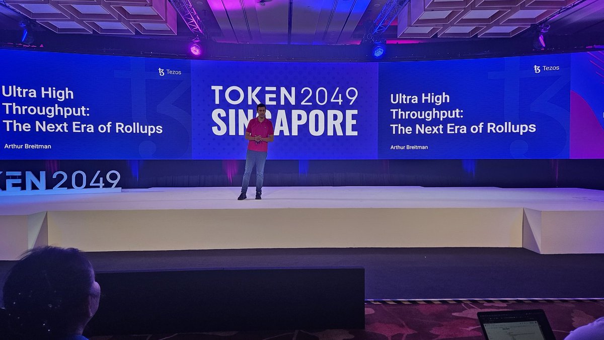 📸 We have Arthur Breitman live now at #Token2049