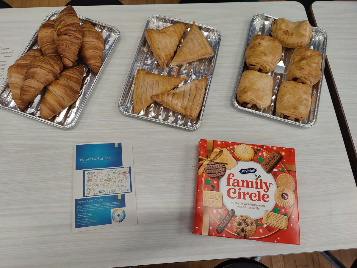 Parents & Pastries Come along this morning to find out more about our fabulous Parent Council #comingtogether #pastrieswithparents #buildingrelationships