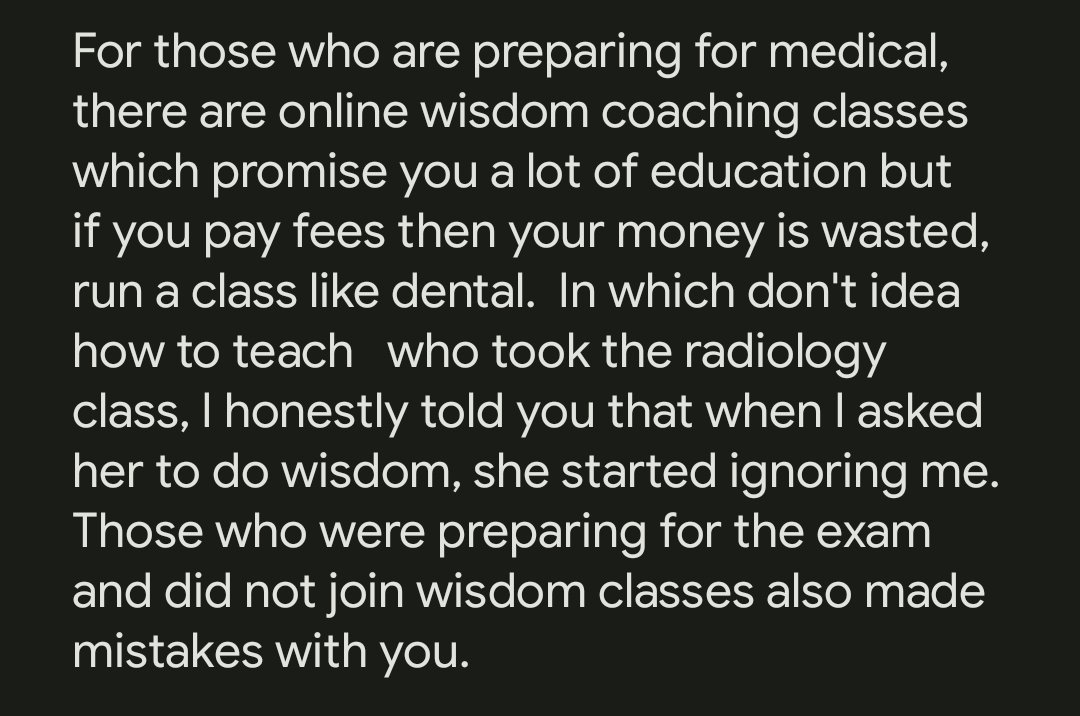 Ankityadavdevil's tweet photo. @WisdomNursing For those who are preparing for medical, there are online wisdom coaching classes which promise you a lot of education but if you pay fees then your money is wasted, run a class like dental.  In which don't idea how to teach https://t.co/4gmYbCj85J