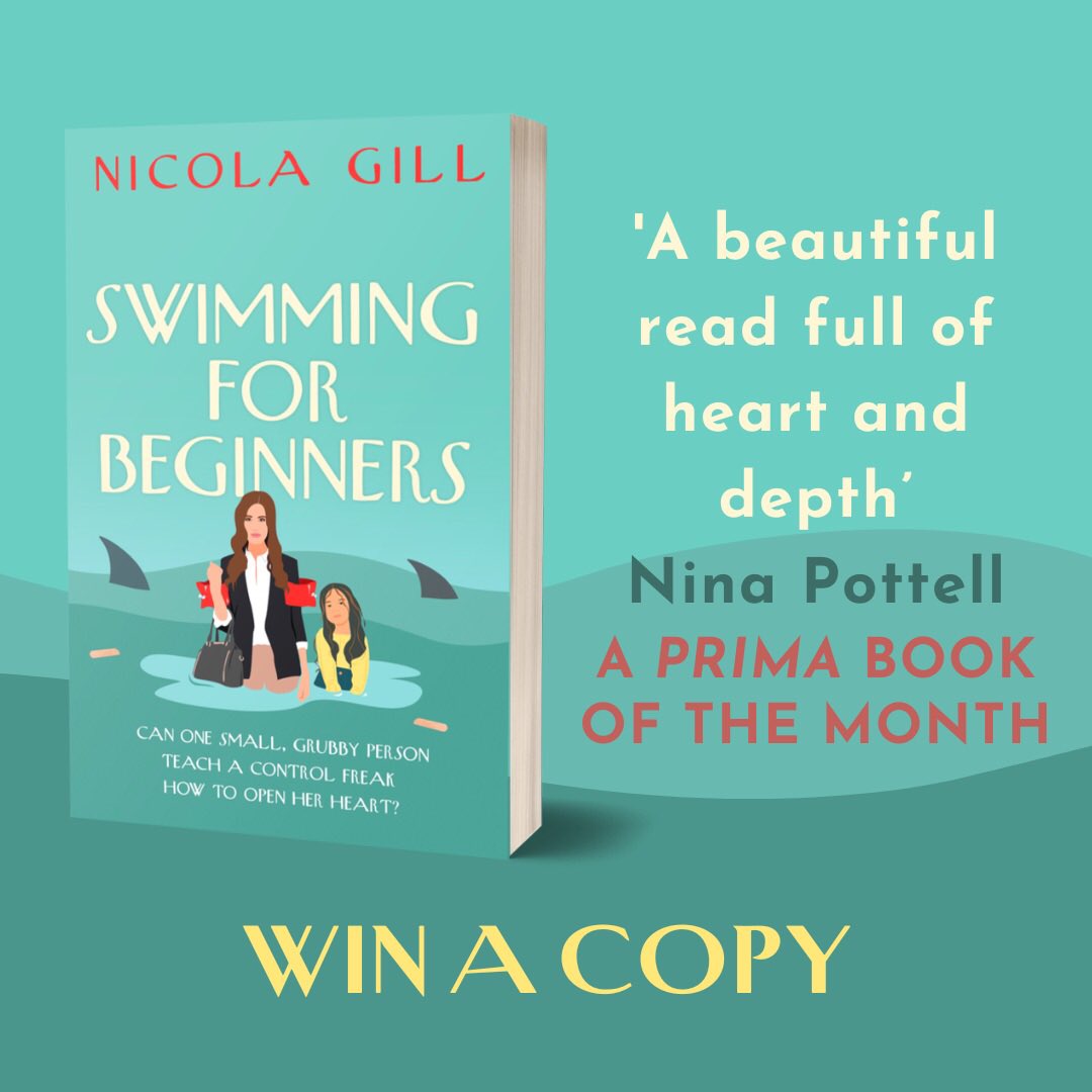 Matineegirl's tweet photo. *GIVEAWAY*

Today is publication day for #SwimmingForBeginners @Nicola_J_Gill. 
I loved this book and @bedsqpublishers have given me FIVE copies to give to readers. 

RT and follow to enter. UK only. Ends 6pm 17/9/23 https://t.co/ylqOgIDn5A